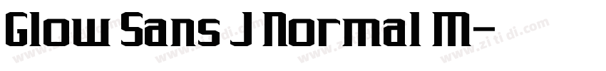 Glow Sans J Normal M字体转换